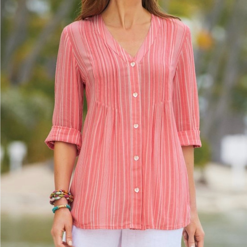 Soft Surroundings Amandine Tunic Top